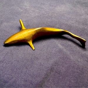 Bronze Cast Shark Brooch | Pin